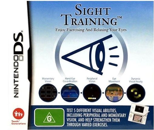 Sight Training Nintendo DS Game In Case Good Condition (GE1353842)
