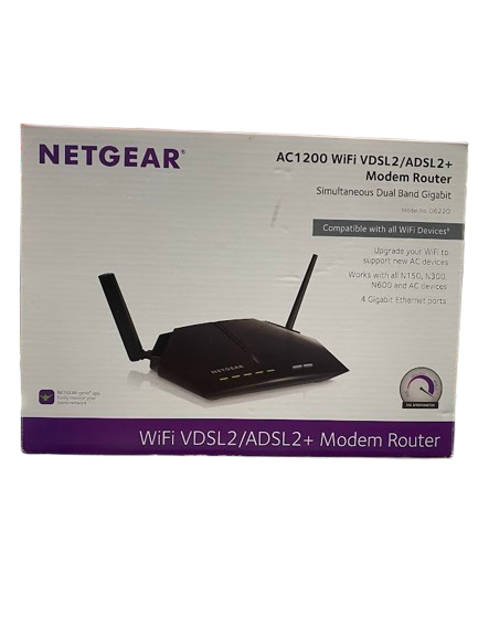 Netgear AC1200 VDSL ADSL2 Modem Router Black (NG)