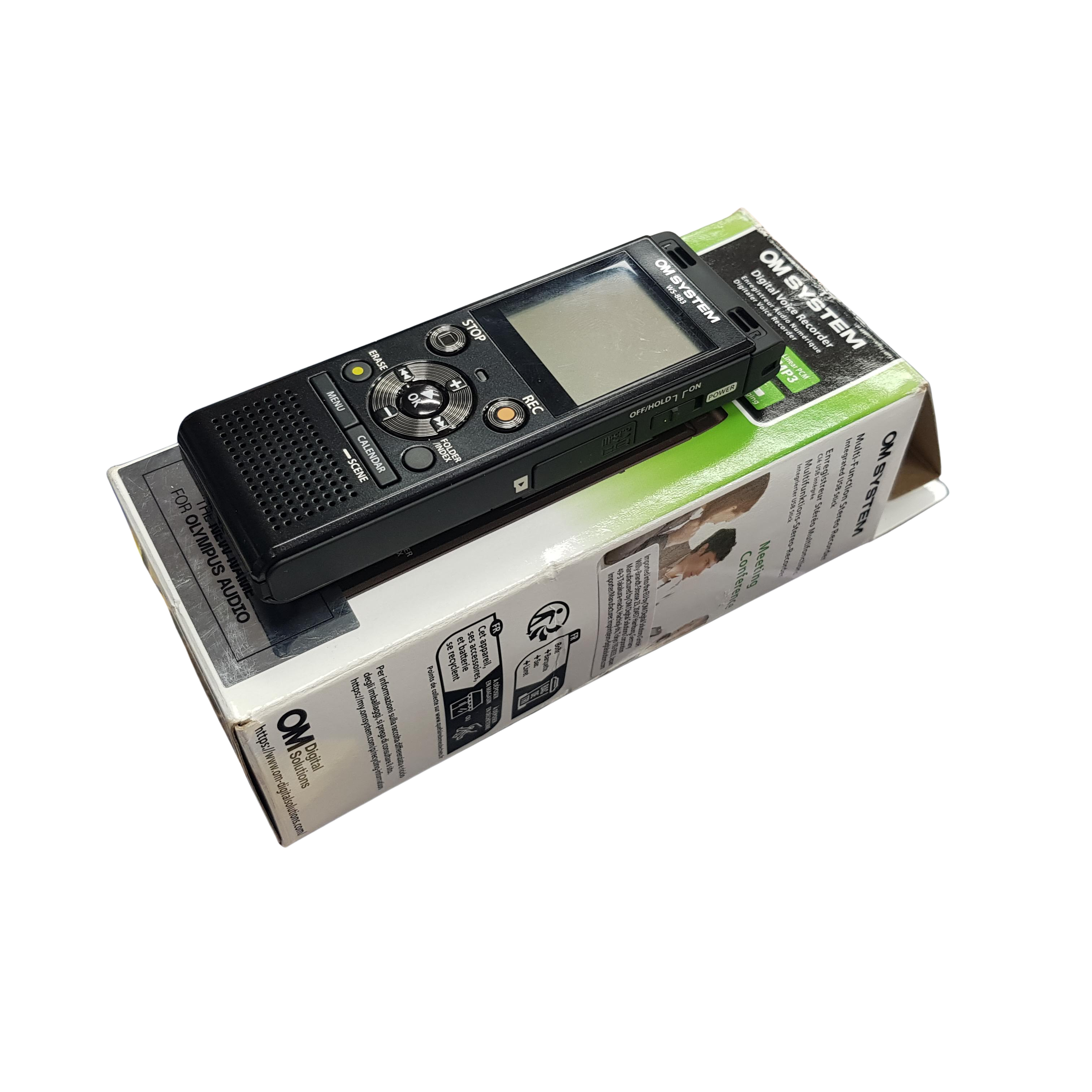 OM SYSTEM WS-883 Digital Voice Recorder 8GB (MR) (Tested)