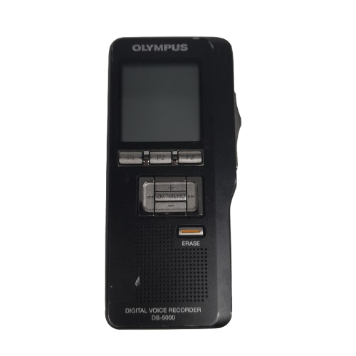 Olympus DS-5000 Digital Voice Recorder Black With Cradle And Power Supply And Foot Pedal (LN)