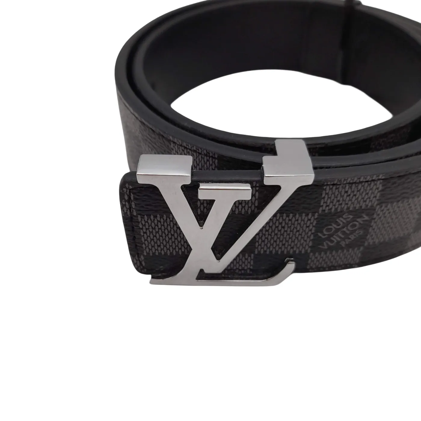 Louis Vuitton Replica Belt 42/105 40MM Black Grey – NON GENUINE (WL 1363975)