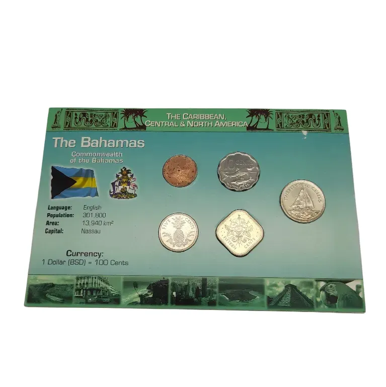 Littleton World Coin Set Bahamas Uncirculated 1992-2007