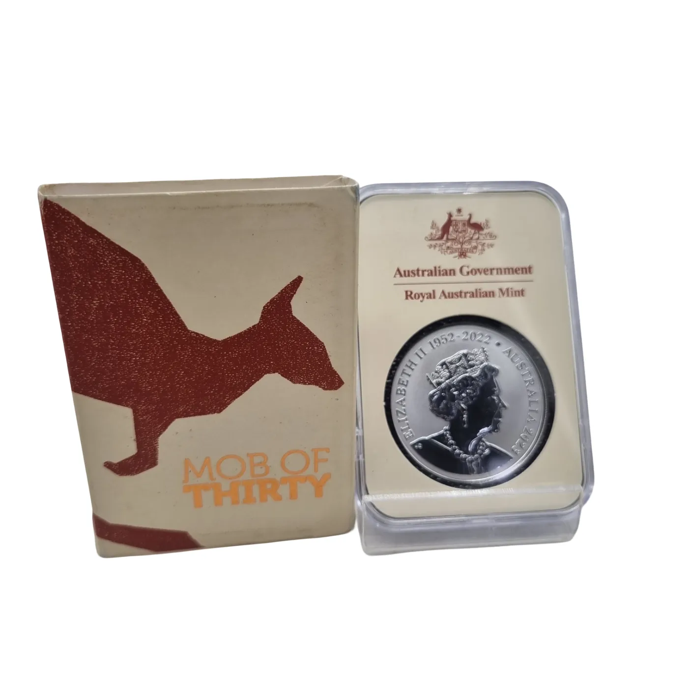 2023 Mob of Thirty 1 Ounce Silver Coin (C Mintmark) (WR 1402484)
