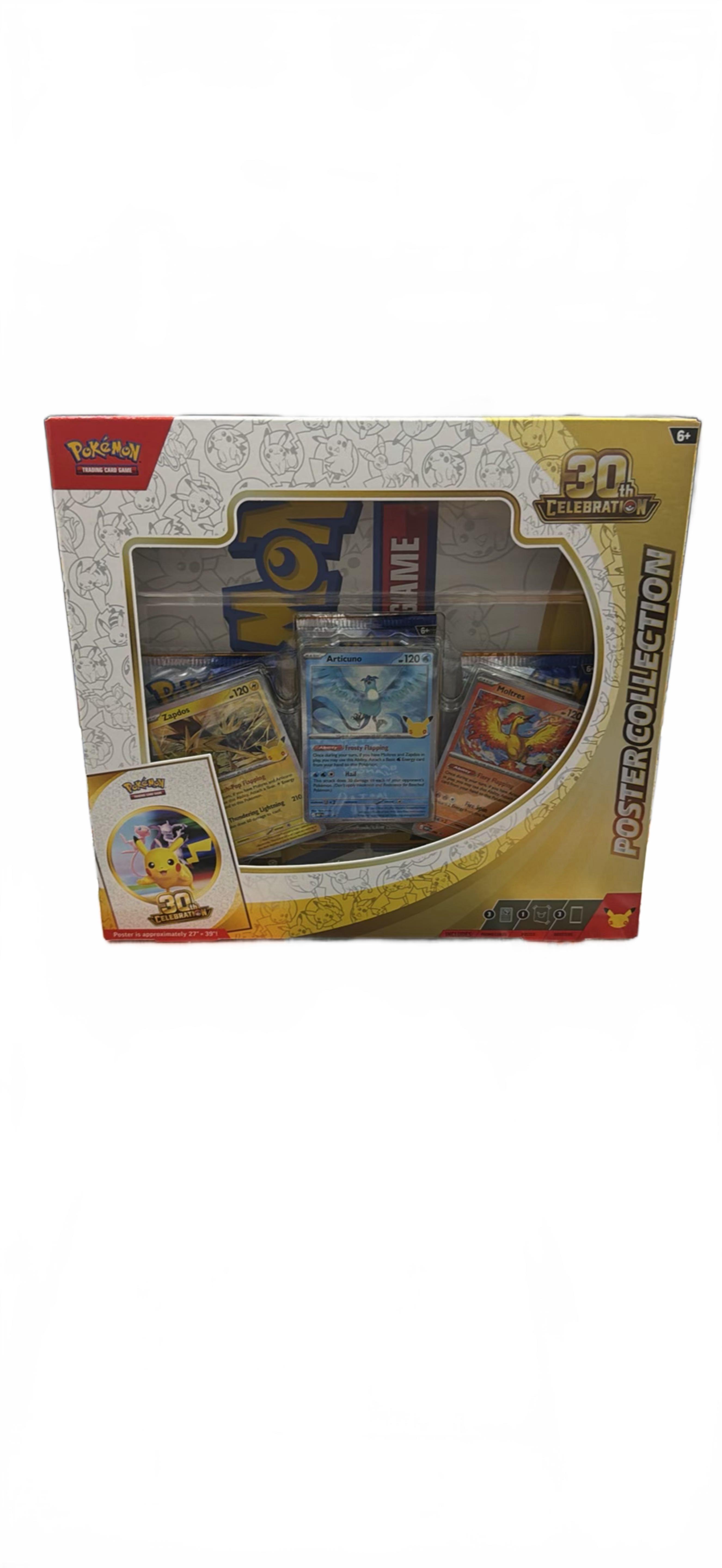 Pokemon 30th Anniversary Poster Collection Collector Box (NA-1437811)