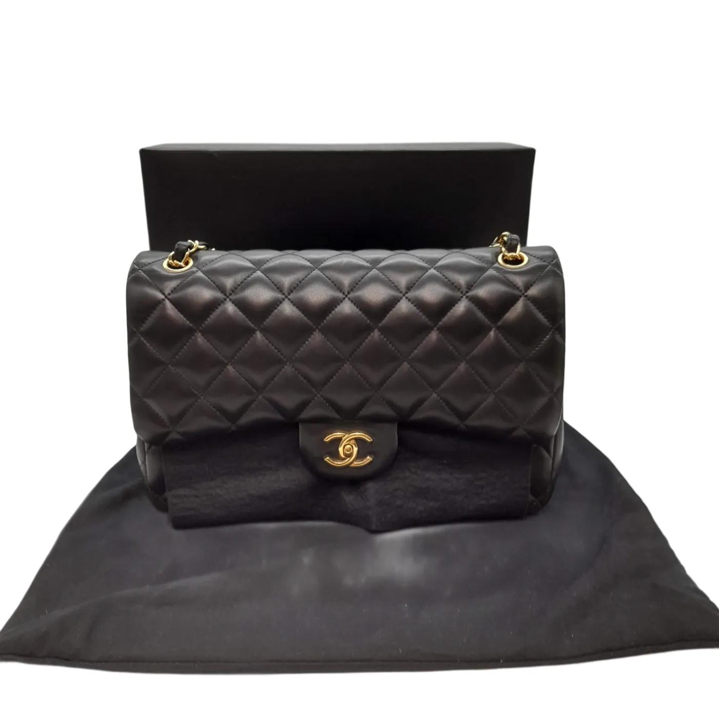 Chanel Handbag Quilted Lambskin Double Flap Maxi Size – WL 1354977