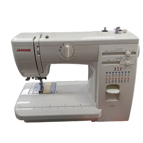 Janome Sewing Machine Model 415 White With Case (NA 1423169) *PICK UP ONLY*