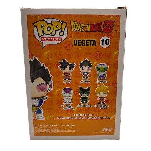 Vegeta – Dragonball Z  Pop Vinyl – 10 – Unopen. (NG 1386774)