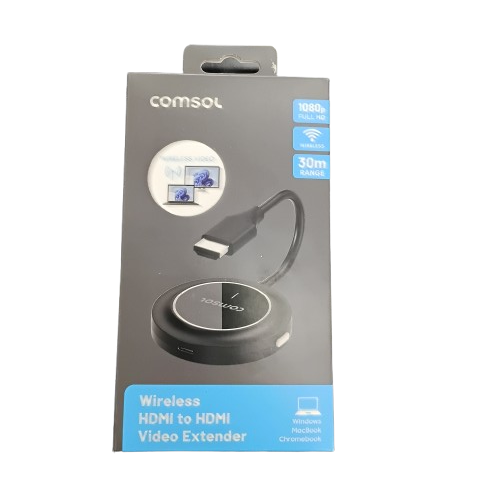 Comsol Wireless HDMI to HDMI Video Extender In Box Good Condition (NA)