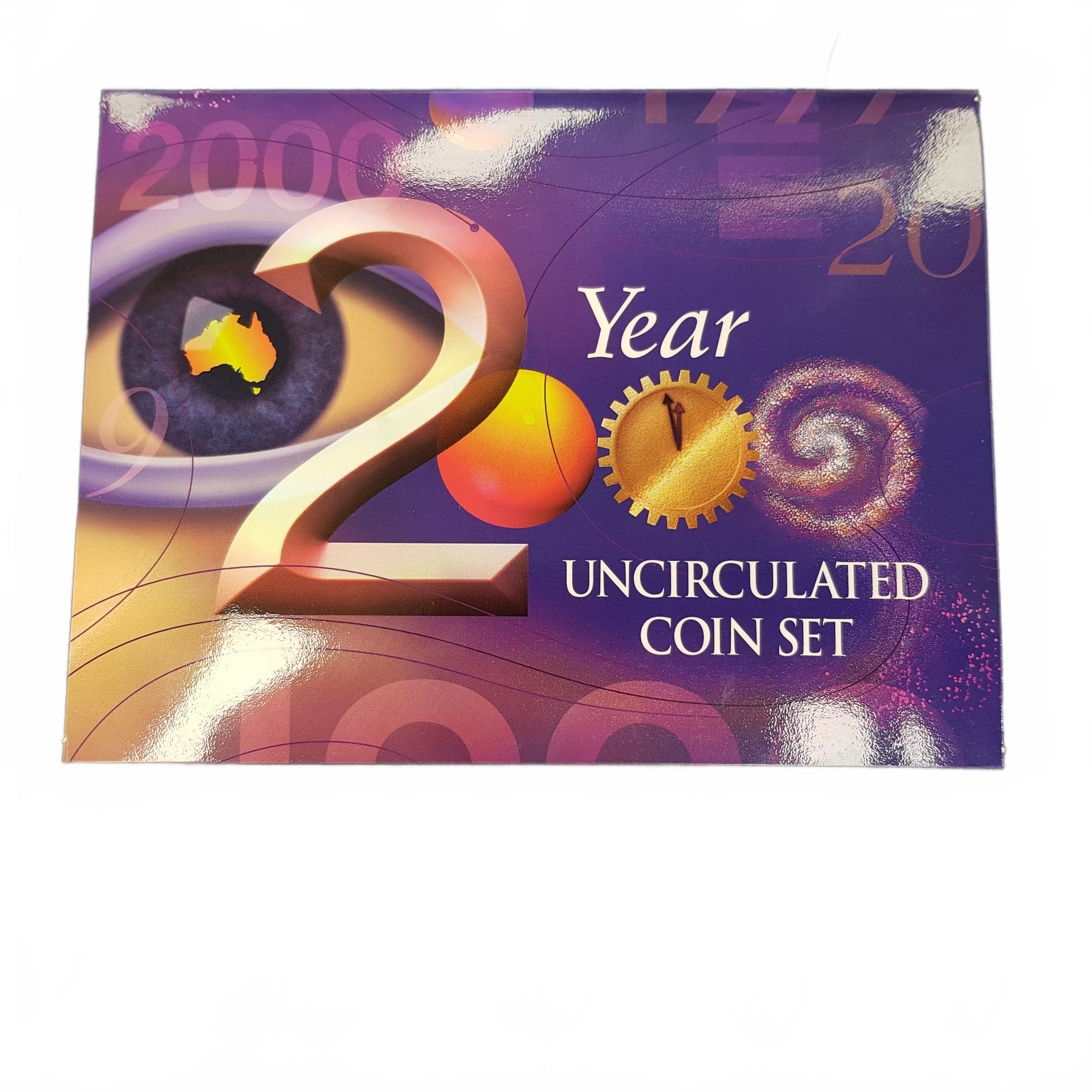 Royal Australian Mint 2000 6 Coin Uncirculated Set **SECOND HAND** (MR1435349)
