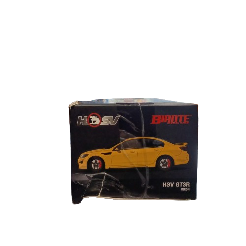 Biante Diecast Car HSV GTSR Heron Yellow, In Box (LE)