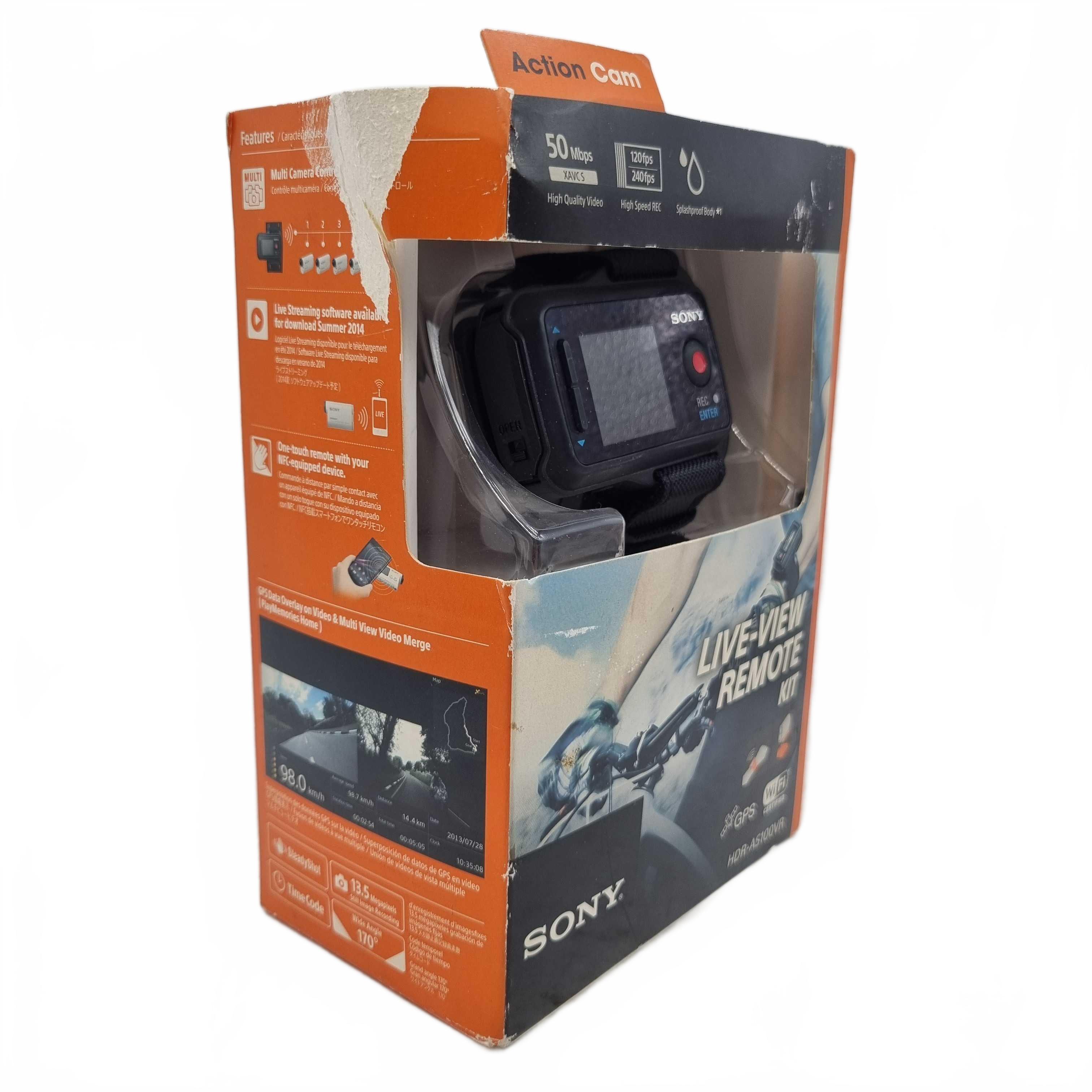 Sony Camera Live View Remote Kit HDR-AS100VR – As New in Box (WR 1359751)
