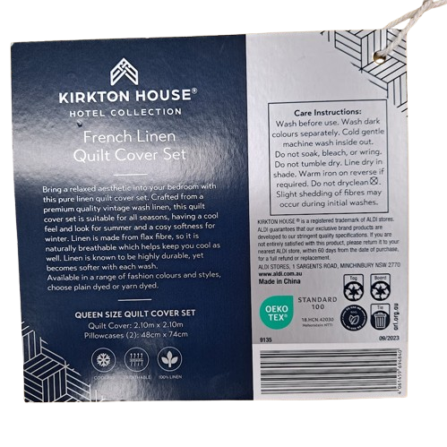 Kirkton House Hotel Collection Queen Size Quilt Set 9135