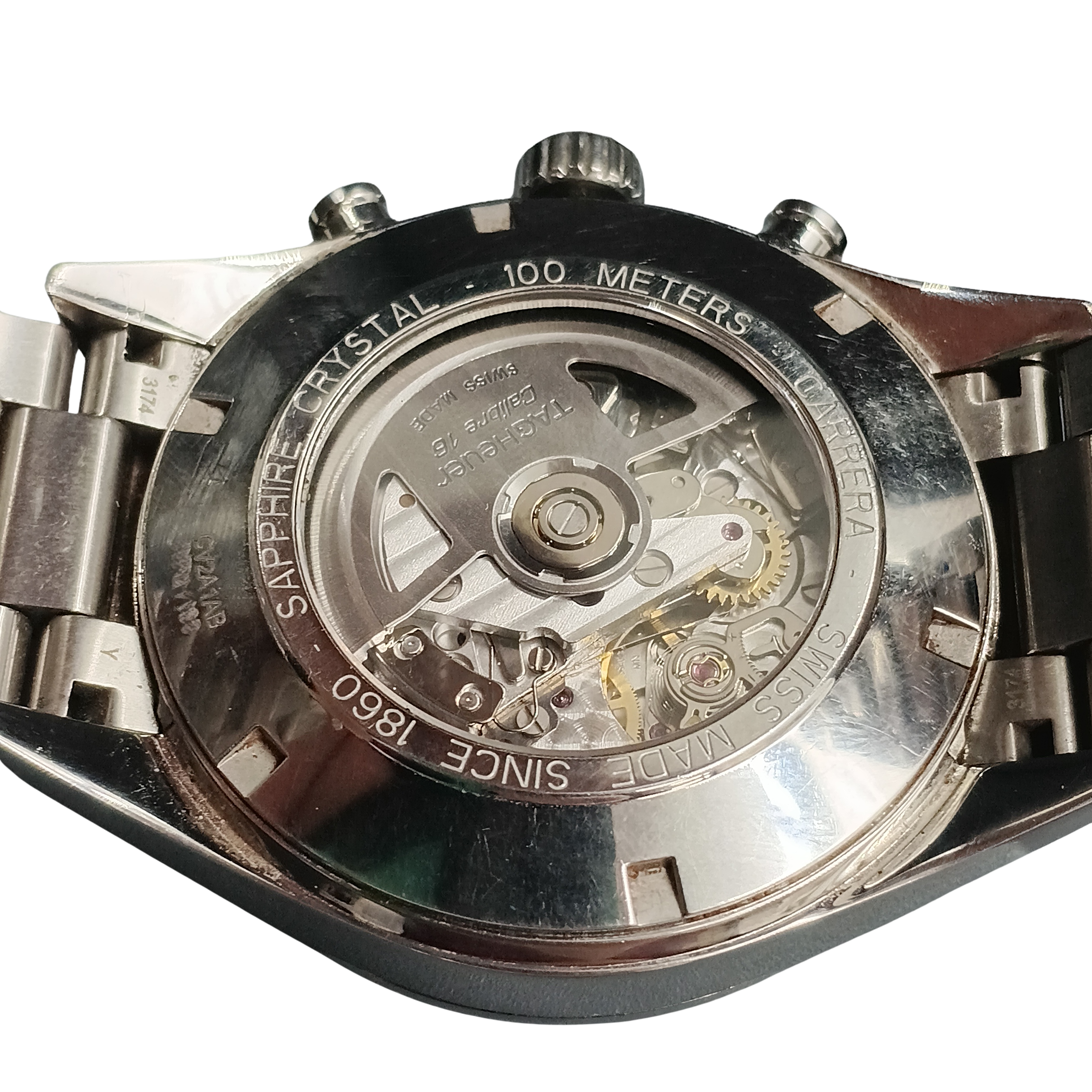 TAG Heuer Carrera Calibre 16 CV2A1AB 43mm Automatic Chronograph Watch (NA)