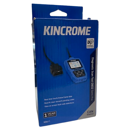 Kincrome Diagnostic Scan Tool OBD2 Semi Pro – K8411 (NG)