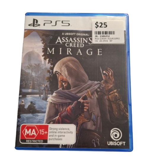 PS5 GAME Assasins Creed MIRAGE (JN)