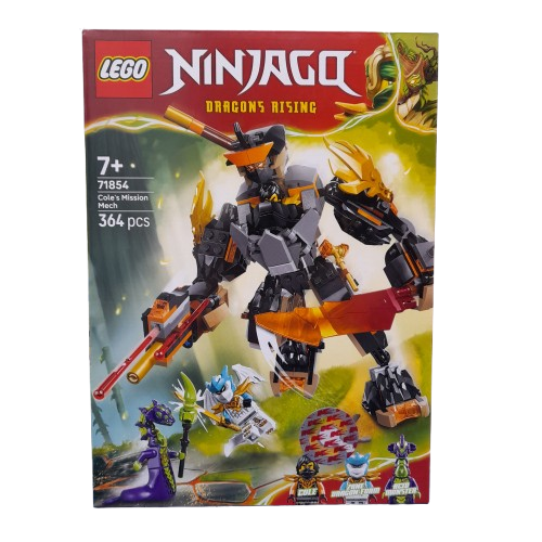 LEGO Ninjago Cole’s Mission Mech and Dragon Zane 71854 (LN)