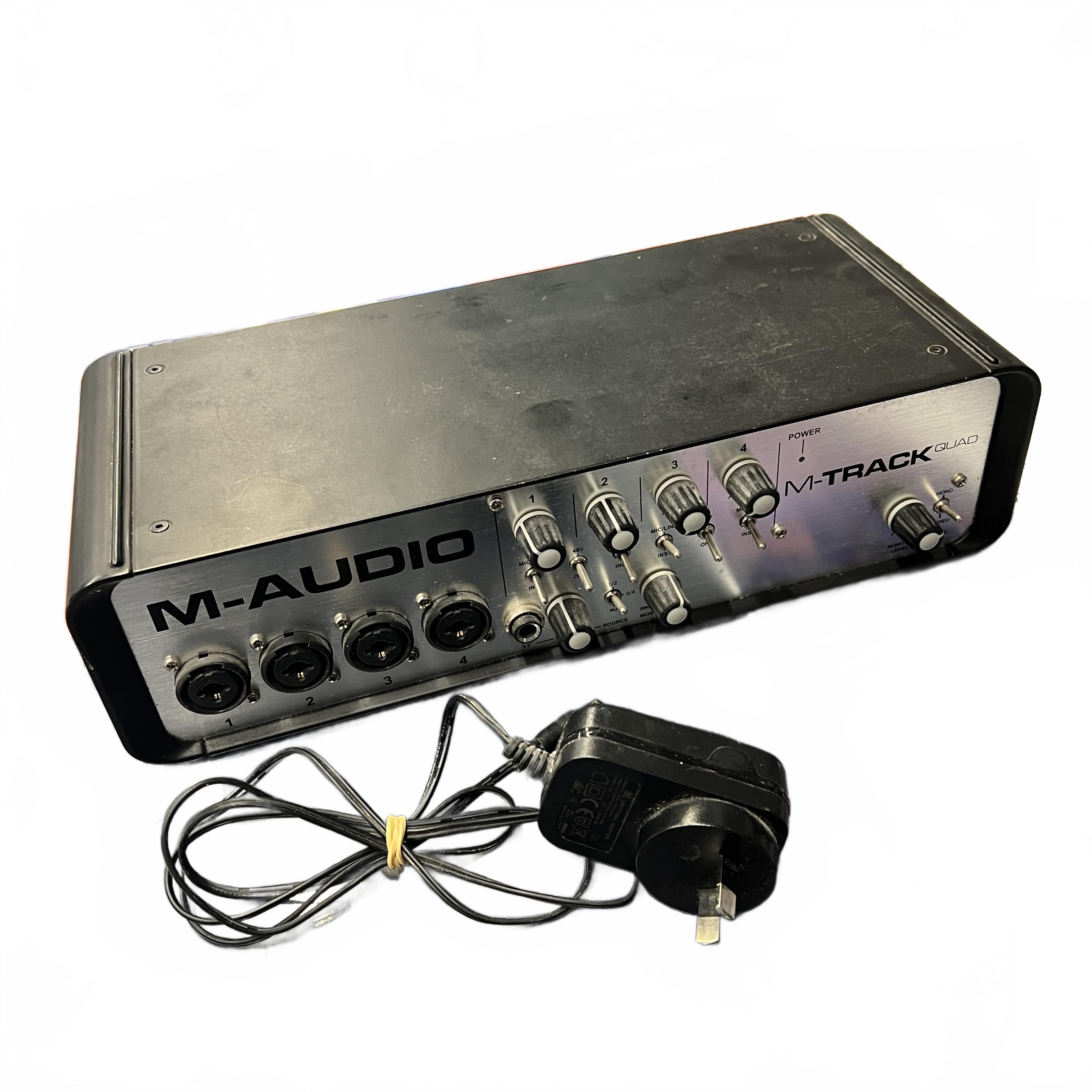 M-Audio M-Track Quad Audio Interface (MK)