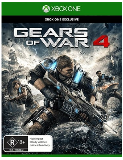 XGear Of Wars 4 Xbox One Game Very Good Condition No Manual In metal Casing