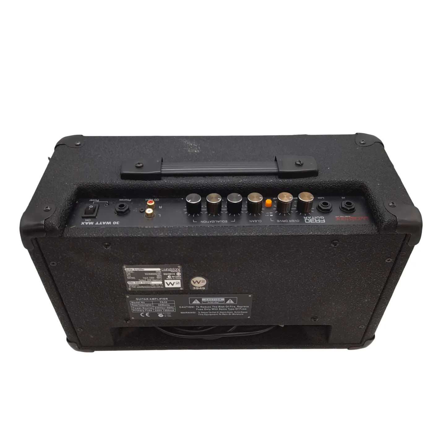 *SOLD AS IS* Livingstone FA30 26W Guitar Amplifier *Low Sound Quality* (WR 1384662)