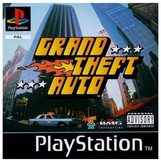 Grand Theft Auto PLaystation 1 Very Good Condition Without Manual (GE)
