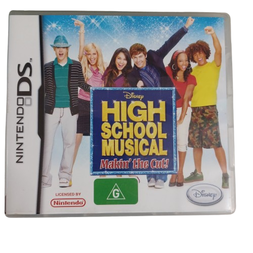 Nintendo DS High School Musical Making The Cut!, Good Condition, With Case + Manual