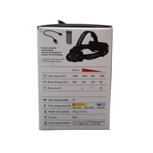 Ledlenser H19R Core Headtorch Black (H19R-C) (LN)