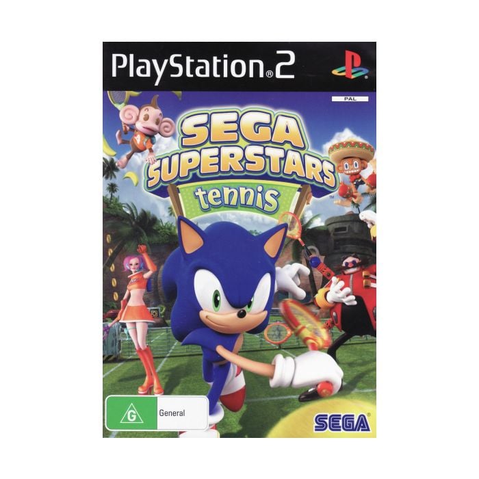 Sonic Superstars Tennis PS2 Game (GE)