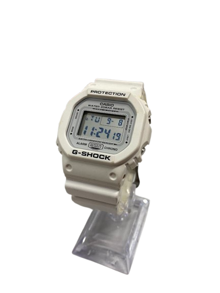 Casio G-Shock DW5600MW White Rubber Digital Watch Model 3229 (NG)