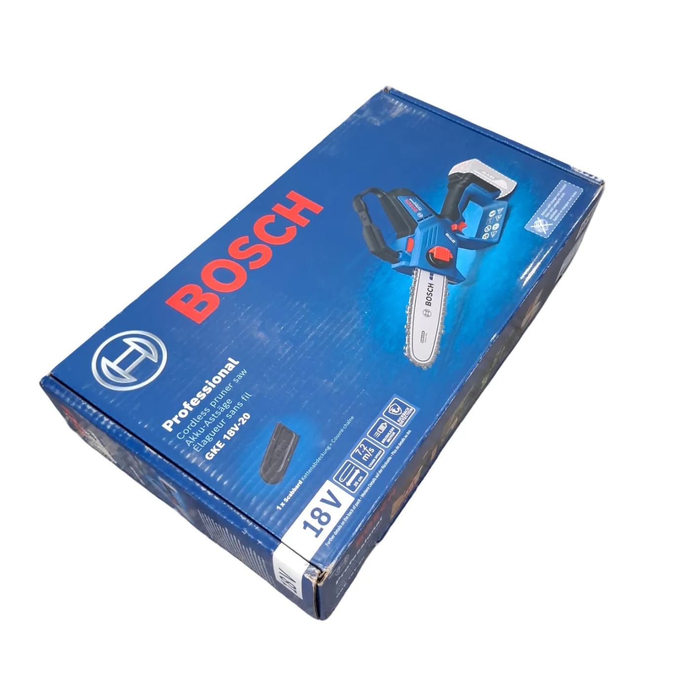 BOSCH GKE 18V-20 Cordless Pruner Saw In Box (WR 1410157)