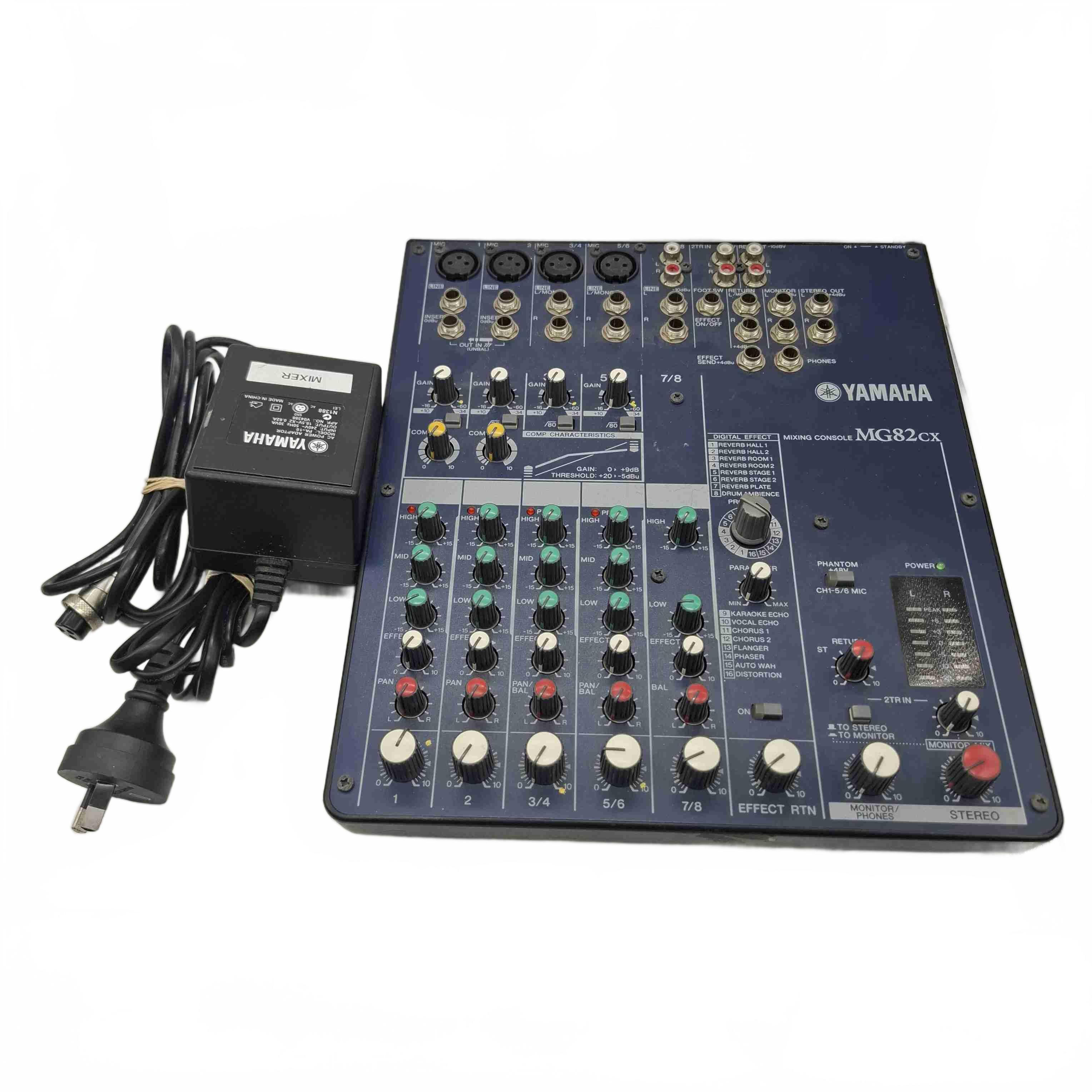 Yamaha MG82CX Mixing Console Blue Model MG82CX (WR 1430082)