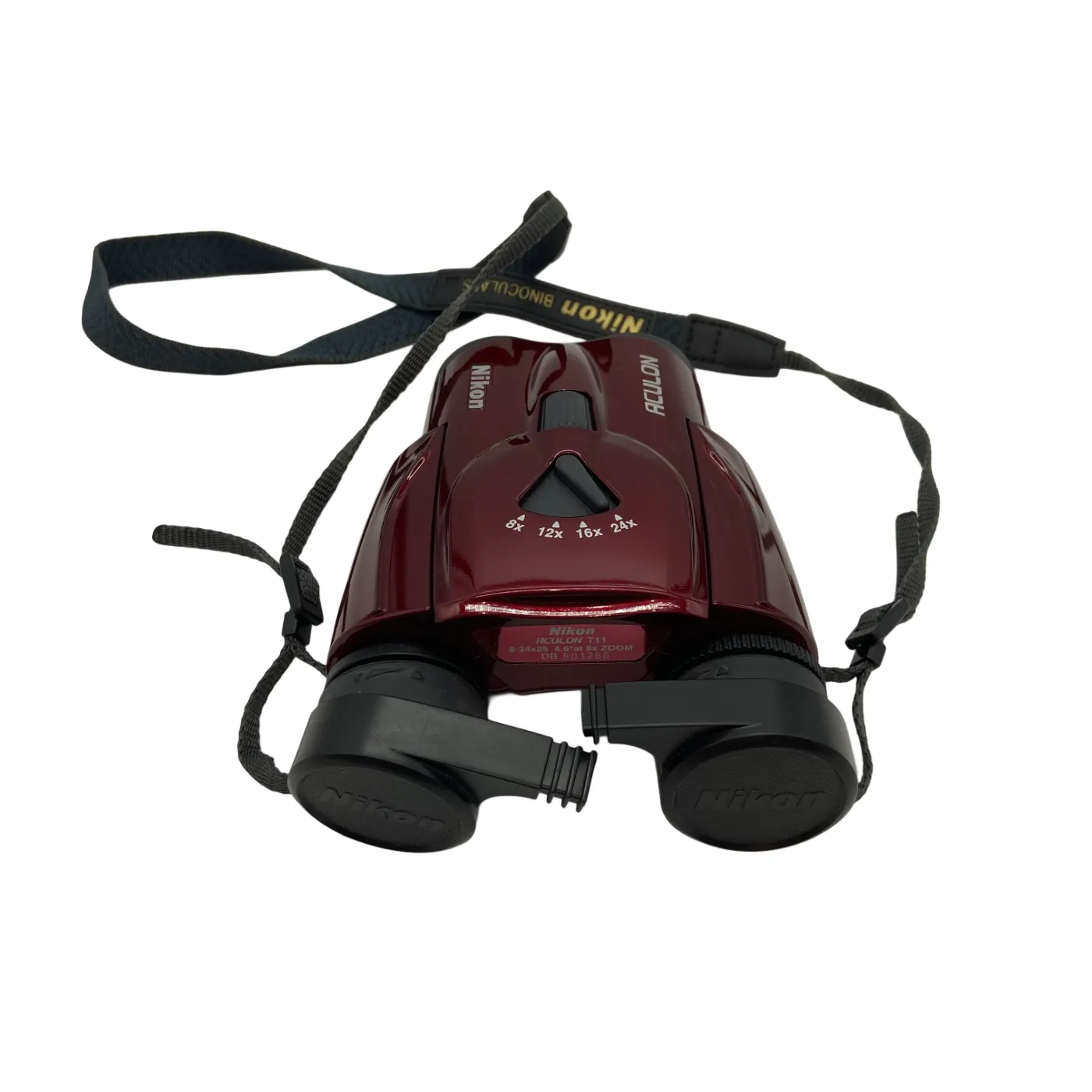 Nikon Aculon T11 8-24×25 Red Binoculars with Pouch