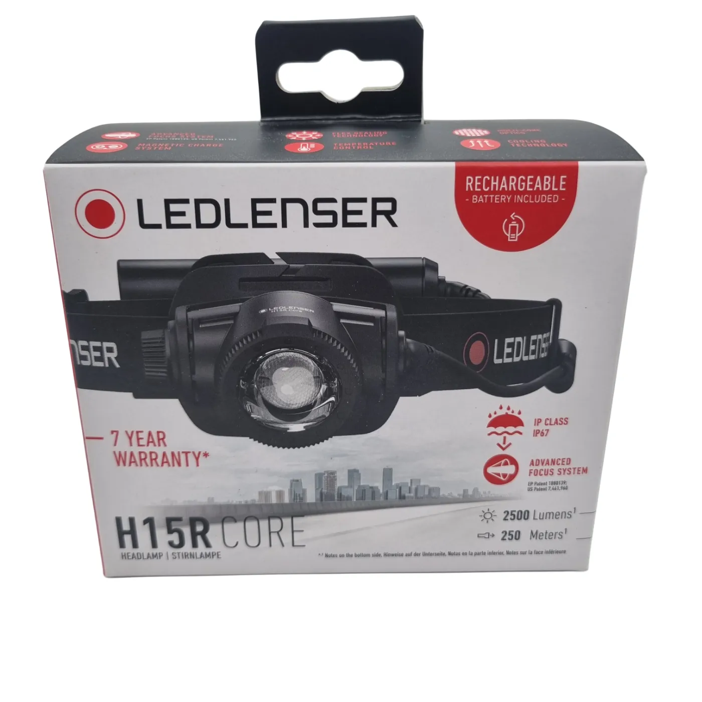 Ledlenser H15R Core Series Rechargeable Headlamp In Box + USB (WR 1346517)