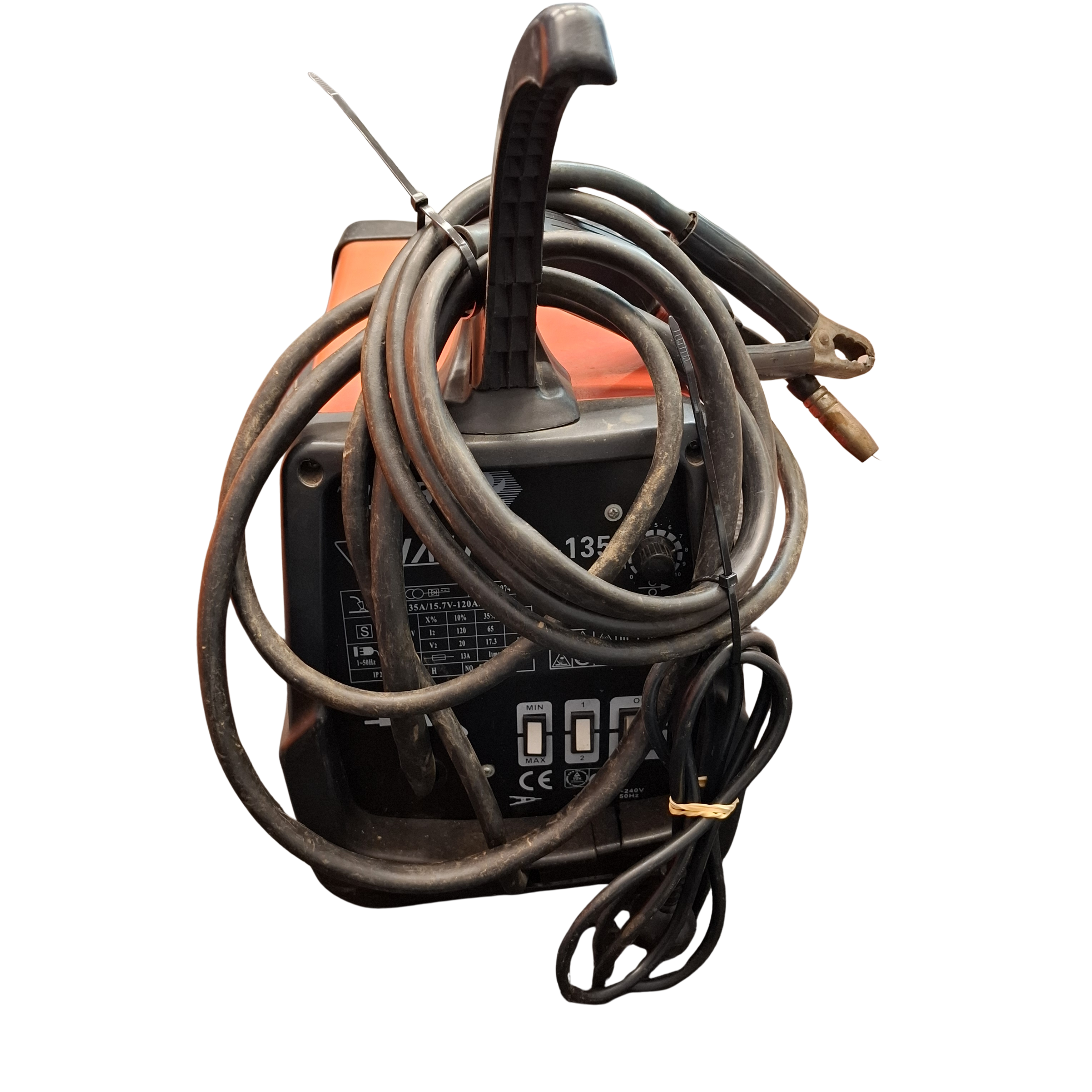 Jiali Mig-135 Orange Turbo Gas And Gasless Mig Welder (JN)