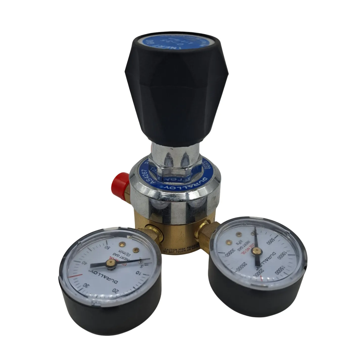 Duralloy 2 Gas Pressure Gauge Head AS4267 Silver/Black (WR 1419314)