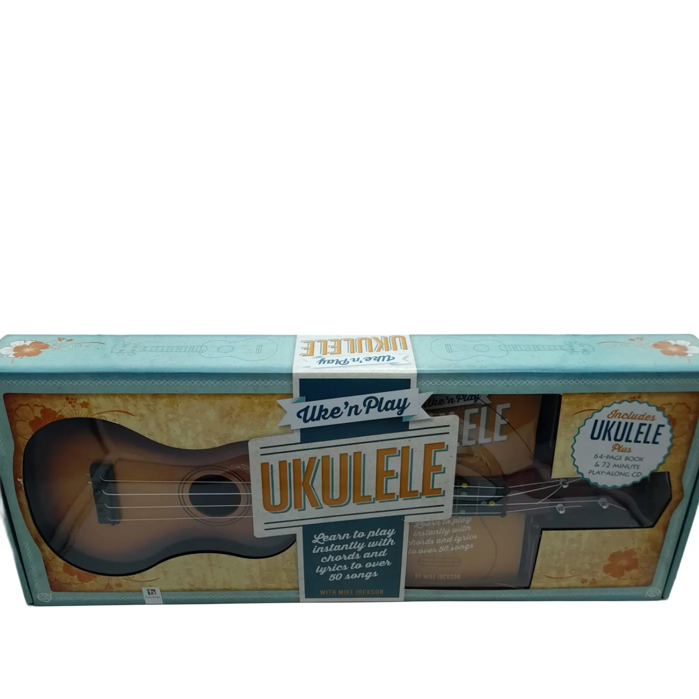 Uke N Play Ukulele Brown With Mike Jackson Sealed In Box (WL1422390)