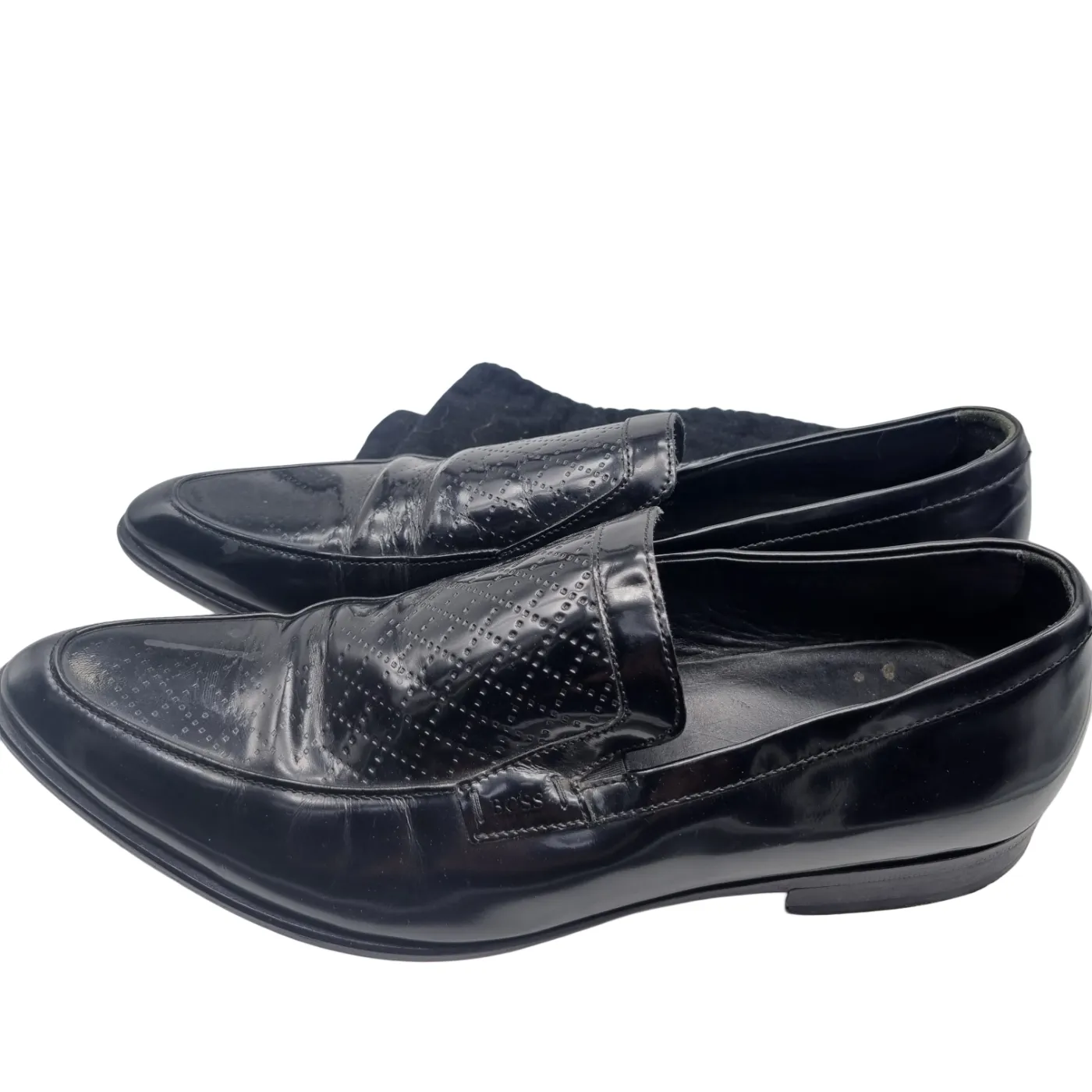 HUGO BOSS Black Leather Shoes (WR1392244)