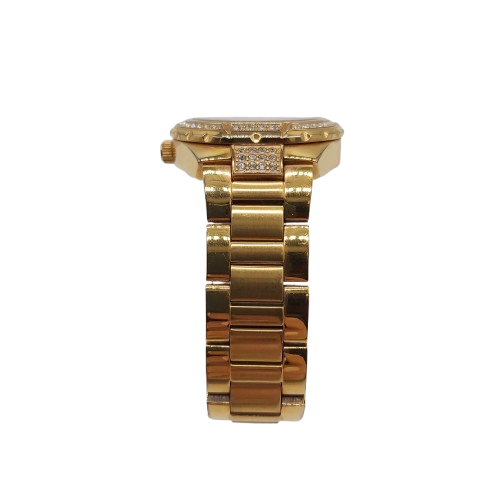 Ladies Viva W0111L3 Guess Watch Rose Gold/ White Very Good Condition (NA-1355442)