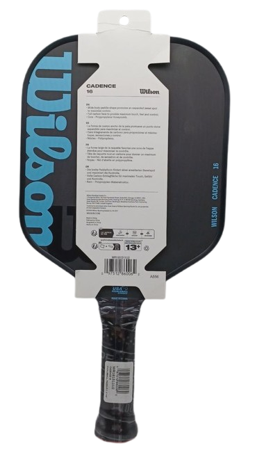Wilson Cadence Pickleball Paddle, Blue/Black, 16mm Size