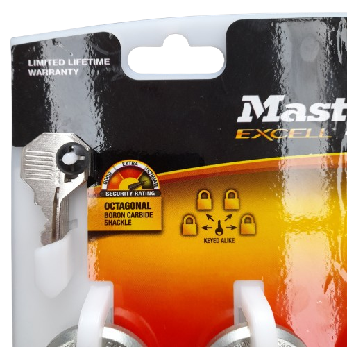 Master Lock Padlocks M5BQAU 4 Pack (LN)