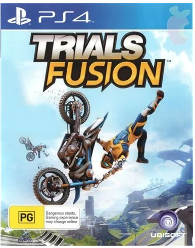 Trials Fusion PlayStation 4 Game, Average USED Condition, With Case + Manual (LE 1213023)