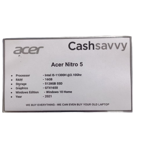Acer Nitro 4 Laptop N20C1 11th Gen