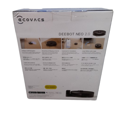 Ecovacs Deebot Neo 2.0 Robot Vacuum Cleaner Black DLX34 (LN)