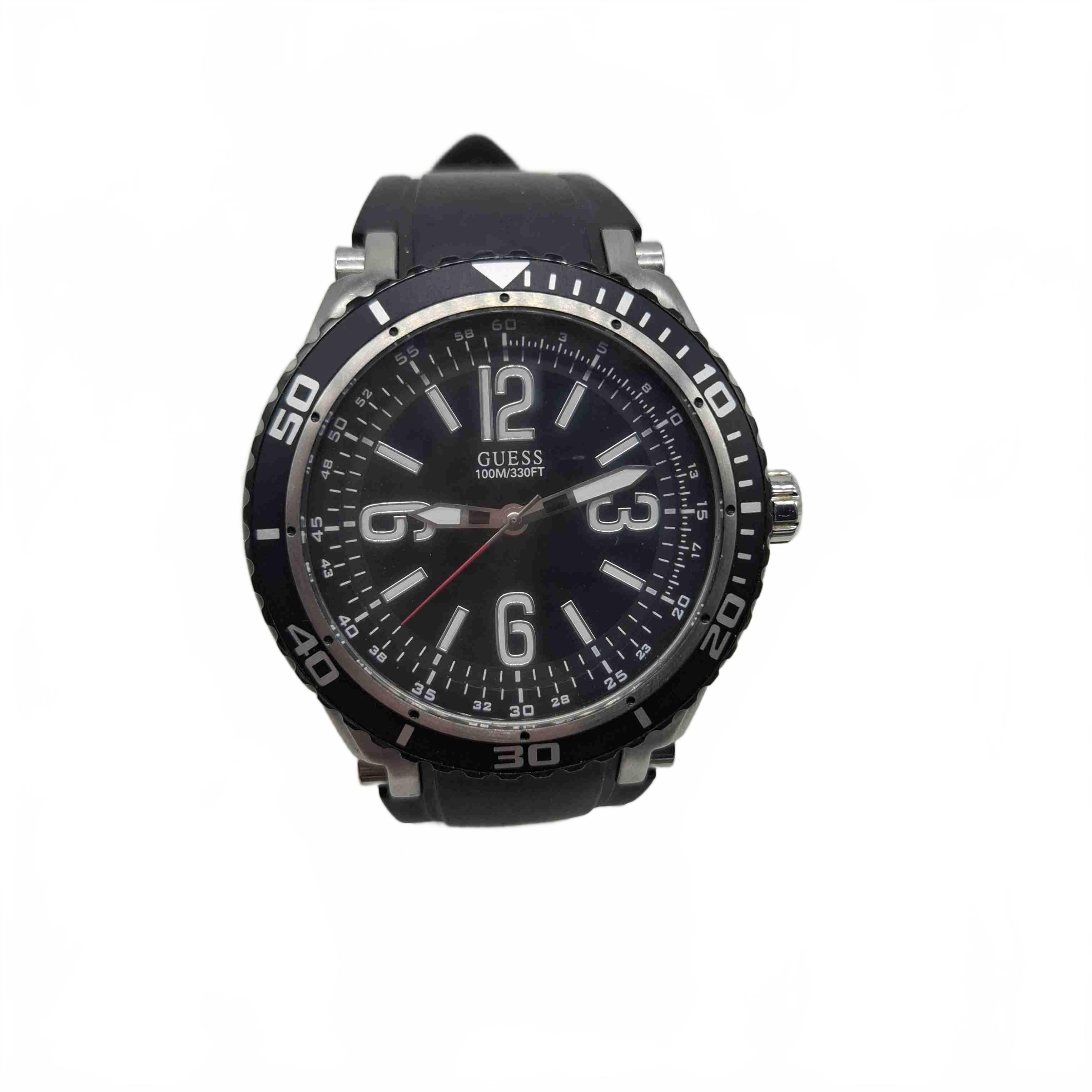 Men’s Guess Watch Model W0044G1 Black Analog (WR1424722)