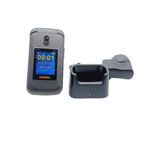 UNIWA V909T 4G Senior Flip Phone with Charging Dock Mobile Phone