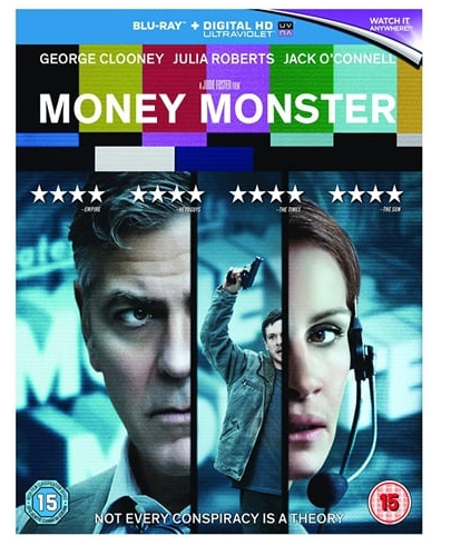 Money Monster Blu Ray + Digital Ultraviolet Good Condition (CP)
