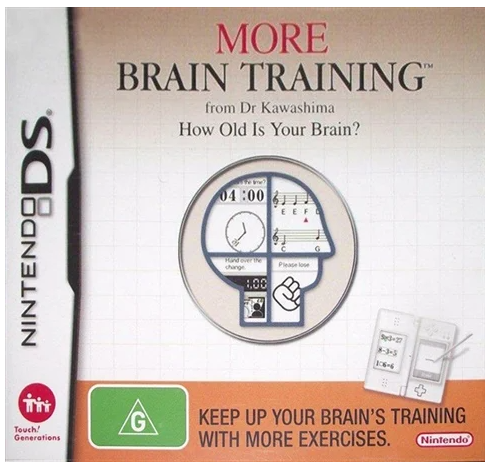 More Brain Training Nintendo DS Game – No Case Or Manual