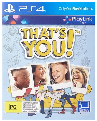 PS4 Game That’s You! Excellent USED Condition With Case No Manual (GE 1429610)