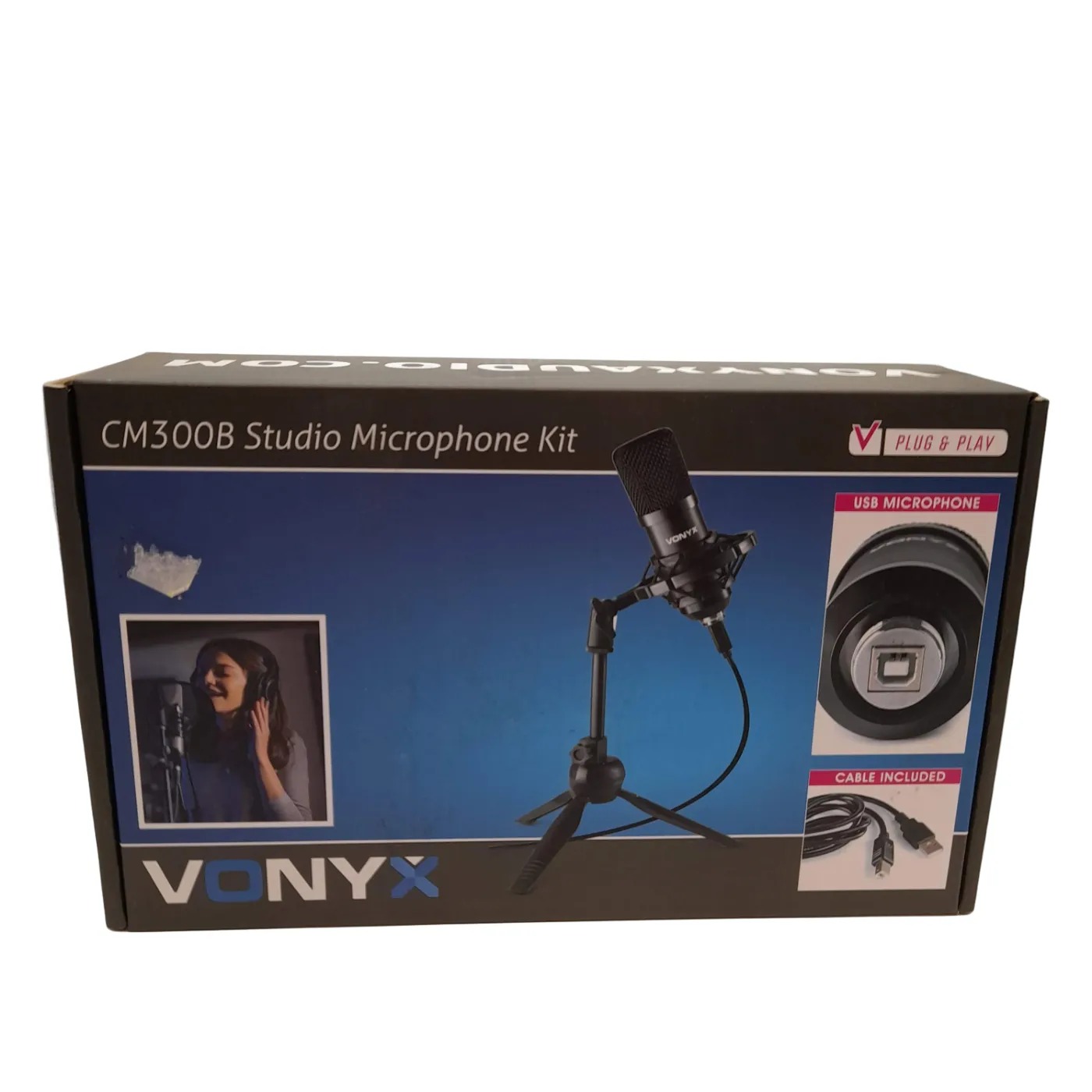 Vonyx CM300B Microphone Kit Black (WL 1420926)