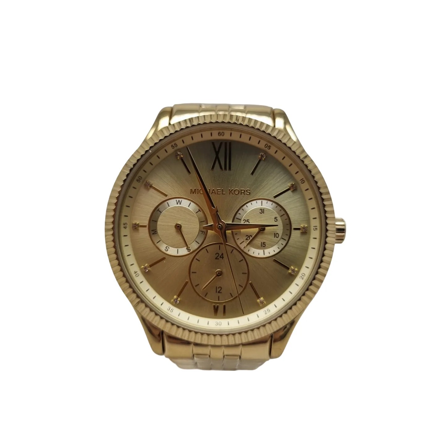 Michael Kors MK-4428 Oversized Benning Gold-Tone Watch (WR 1398620)