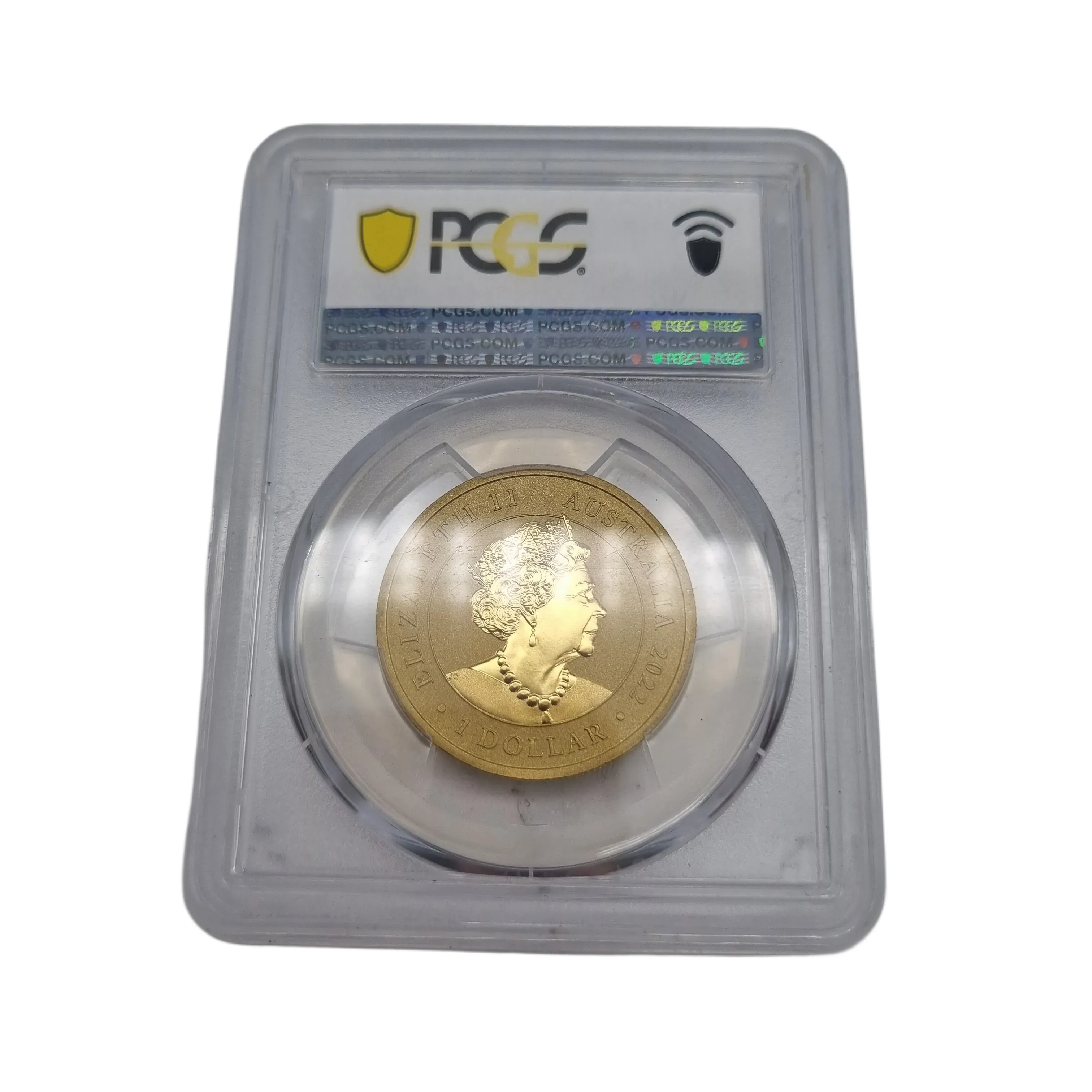 2022 $1 Elizabeth II Platinum Jubilee. PCGS MS69